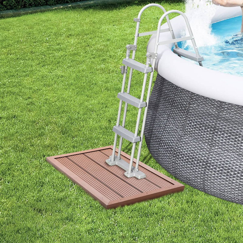 1010 x 630 mm Plastic Regular Shower Tray - Brown