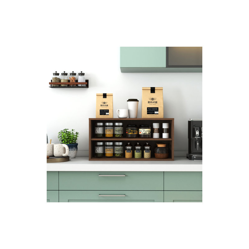 Armoire de rangement murale empilable 28,35 ", tablette de rangement en mélamine