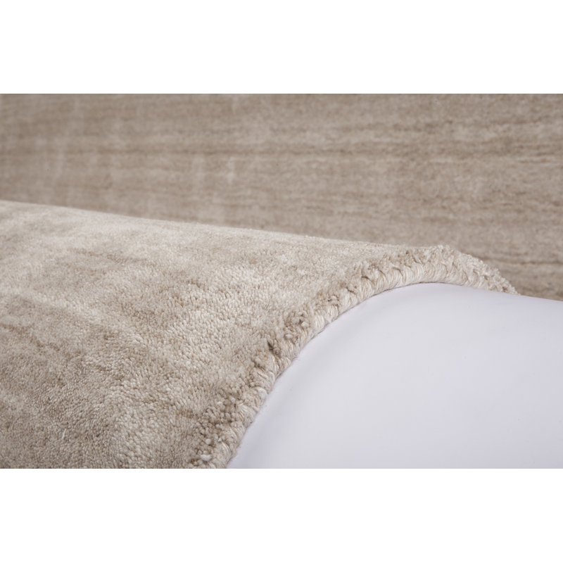 Mcfarland Solid Colour Hand Woven Area Rug, Rectangular 80 x 150cm