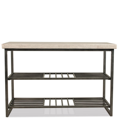 48'' Stone Top Console Table