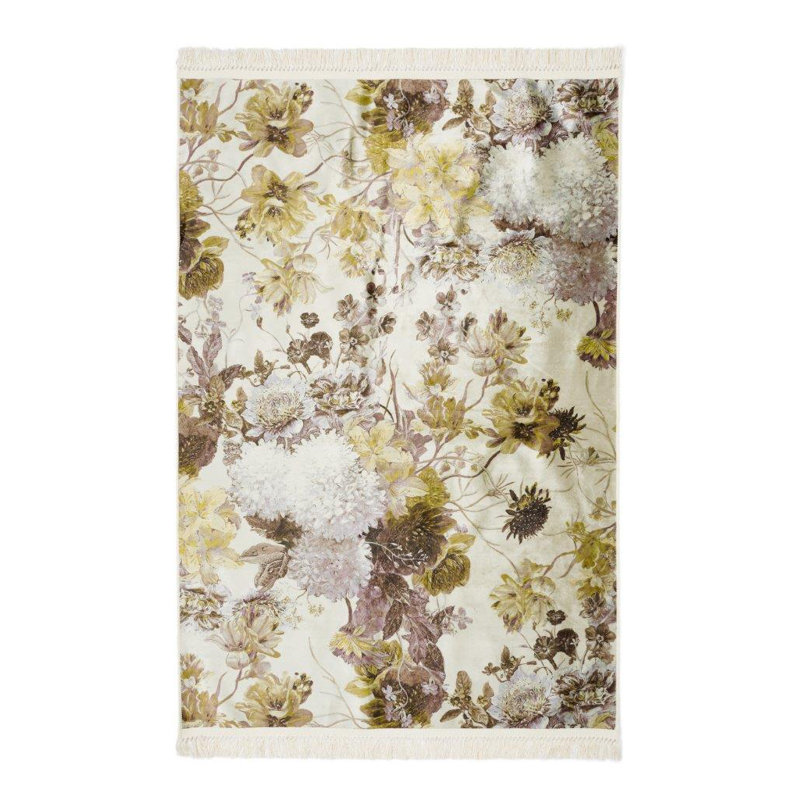 Floral Area Rug, Rectangle 120 x 180cm