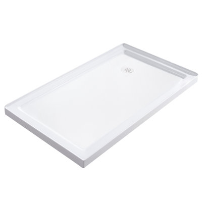 Cabine de douche rectangulaire 60" x 77,5" avec base incluse Langham