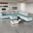 Tieme Upholstered 129'' Sleeper Sofa