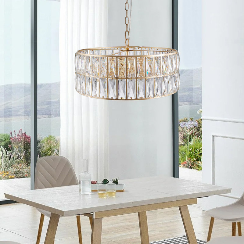 Lustre en cristal 6 lumières K9