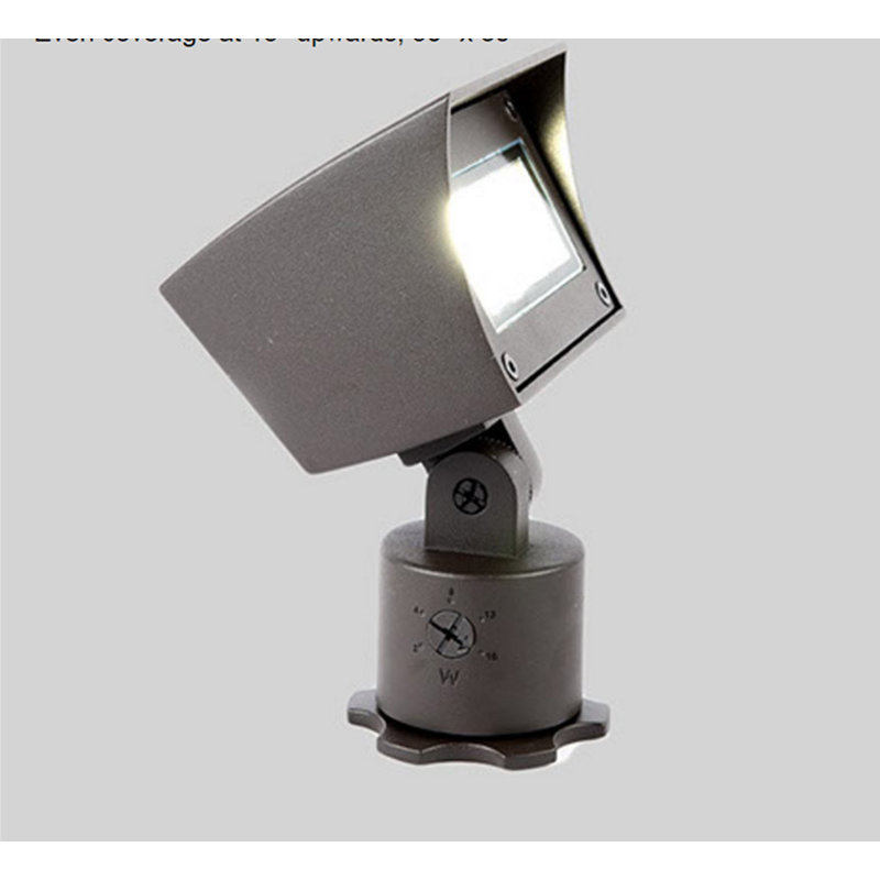 LED Flood Light, Bronze on Aluminum