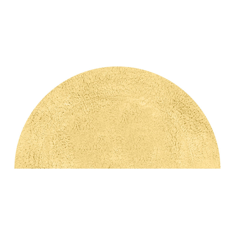 Candeloro Slice Bath Rug 17"x30", Yellow