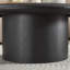 Ensemble de 2 tables basses rondes modernes pour le salon, assemblage facile, durable et élégant pour divers espaces, noir-1083560376