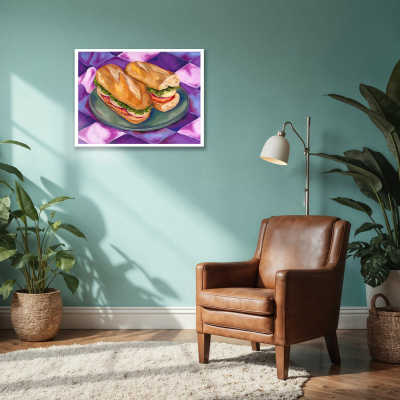 Good Good Black Art «Sammich Circuit», art mural par Desiree Thomas | Édition limitée de sous-sandwich sur une couverture