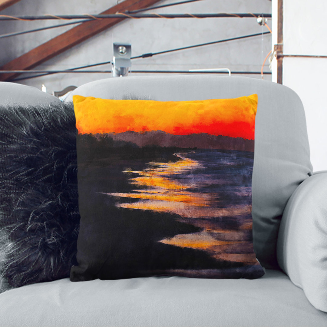 Beauty of the Beach Cushion with Filling