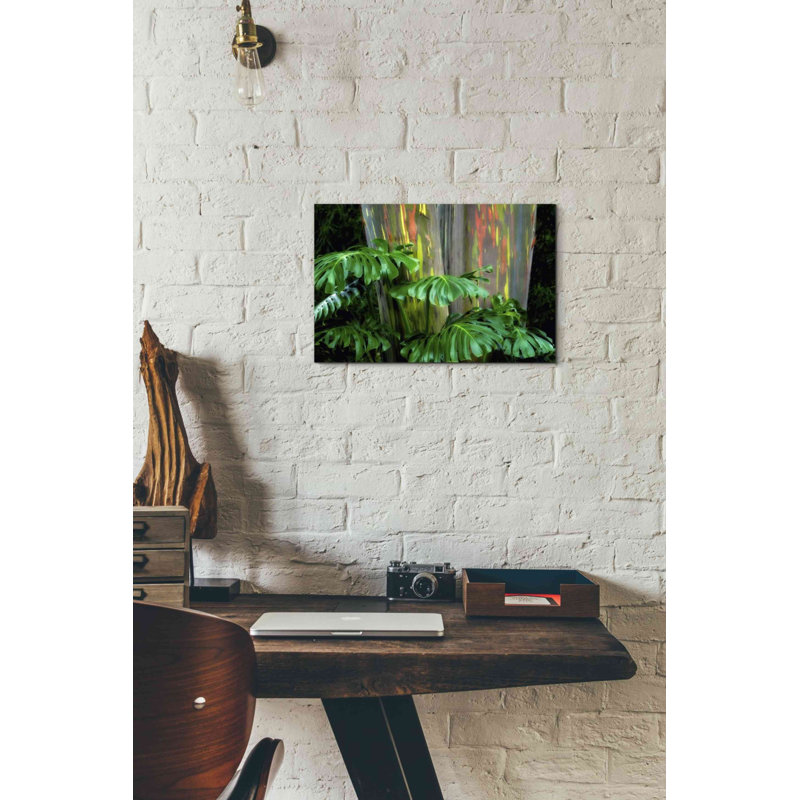 «Tropical Leaves» par Dennis Frates - reproduction de photo sur toile tendue, H 12 po x l 18 po x P 0,75 po