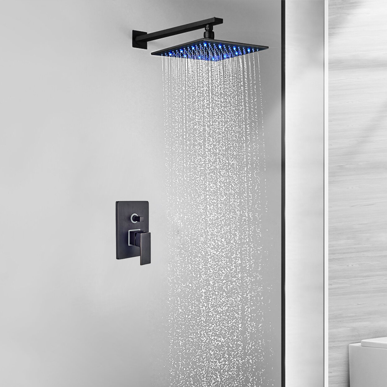 Juno Quinn Free Standing Shower Head with Bathtub Faucet And Hand Shower  System