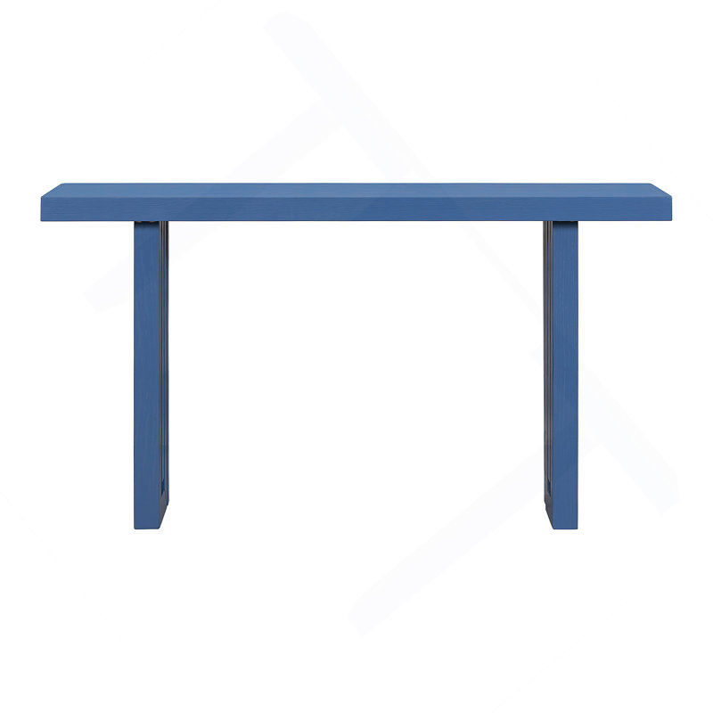 Uniquely Crafted Oak Veneer Console Table With Distinctive Side Shapes,  For Entryway, Hallway, And Adding A Touch Of Elegance To Your Home