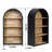 4-Shelf Arched Bookshelf