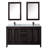 Daria 60'' Double Bathroom Vanity with Carrara Marble Top-97961469-97961470-97961475