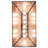 Paislee 6 - Light Mahogany Bronze Pool Table Lights Pendant