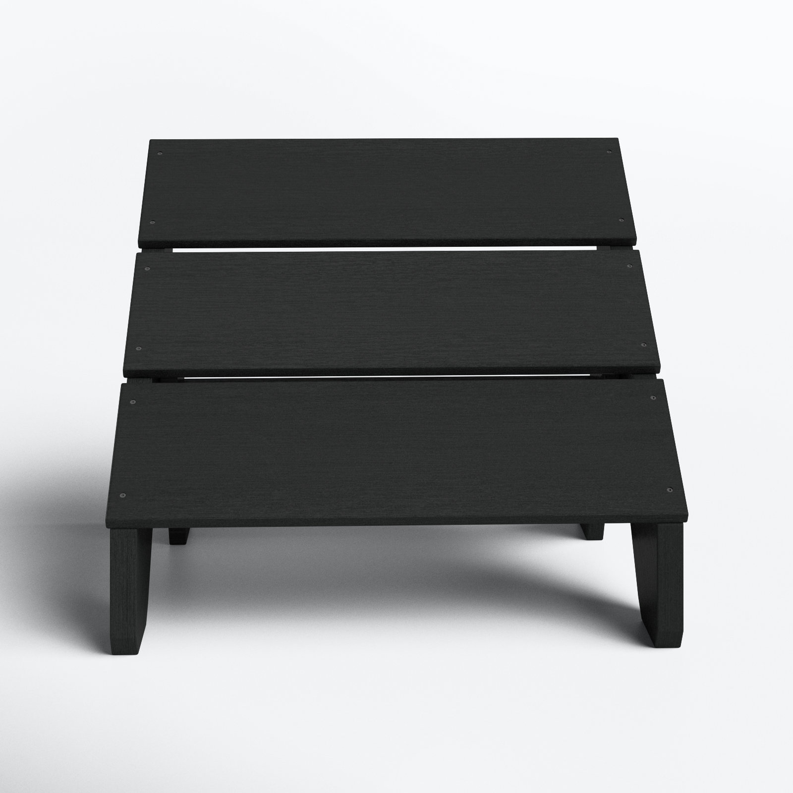 Byrnes Outdoor Ottoman, Black