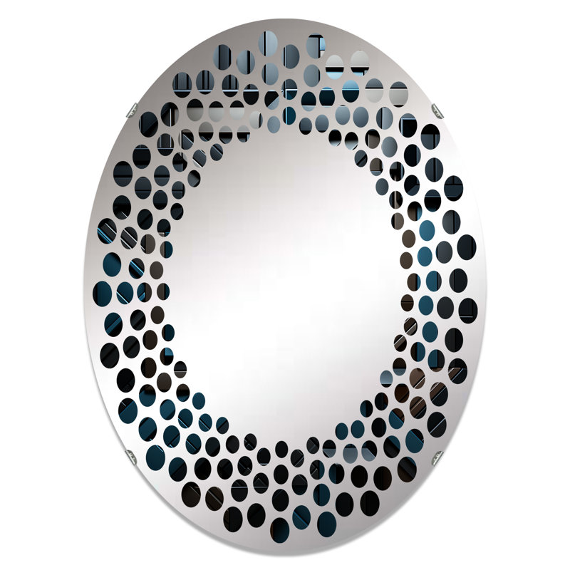 Onyx Opulence - miroir mural à pois MIR105943 O, 35,4 po x 23,6 po
