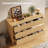 Fluted Dresser For Bedroom With 6 Drawers, 45.2" Wide Modern Chest Of Drawers With Metal Handle-1578533610