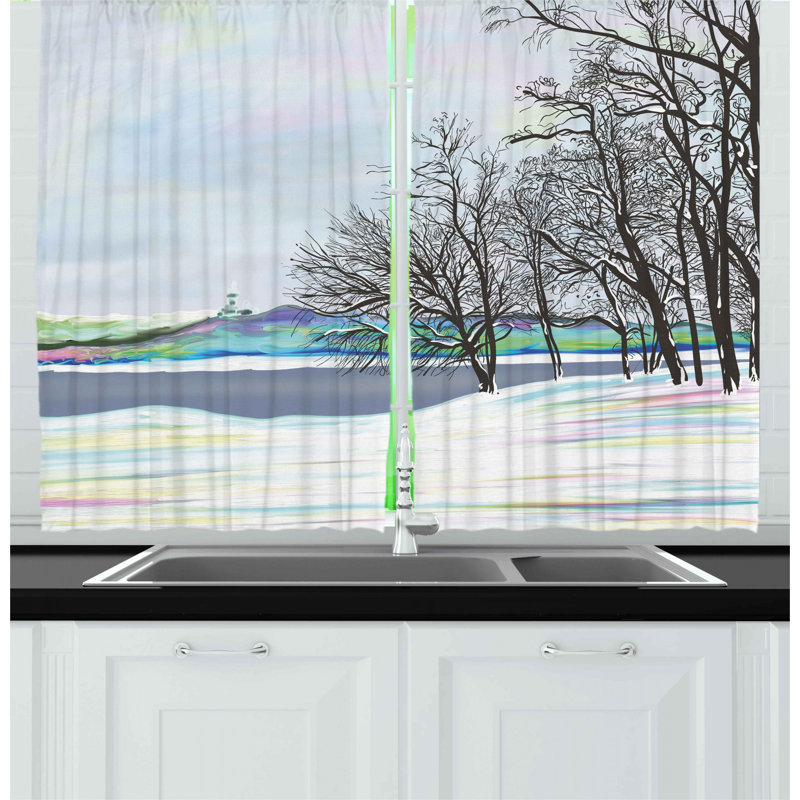 Pointed Kitchen Curtain