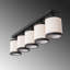 Jeanett 5 - Light Black/Ivory Dome Pendant
