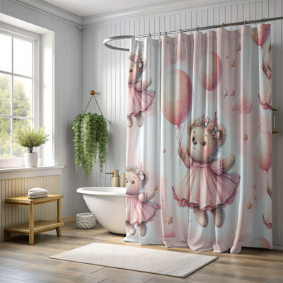 Blush Plush - Premium Shower Curtain 166