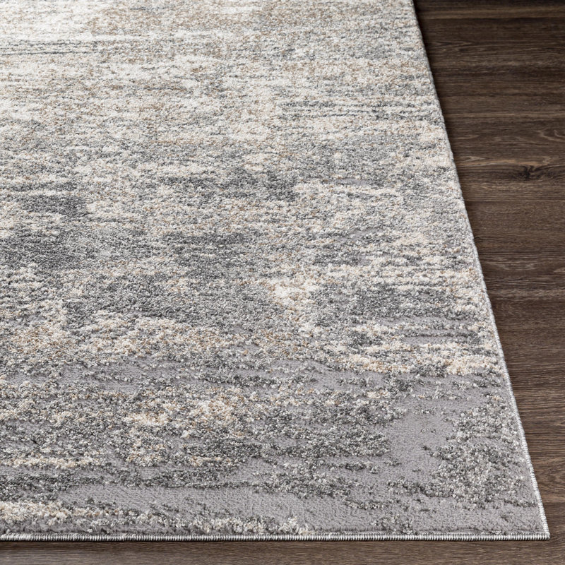 Aderyn Abstract Indoor Rug, Rectangle 6'7" x 9'