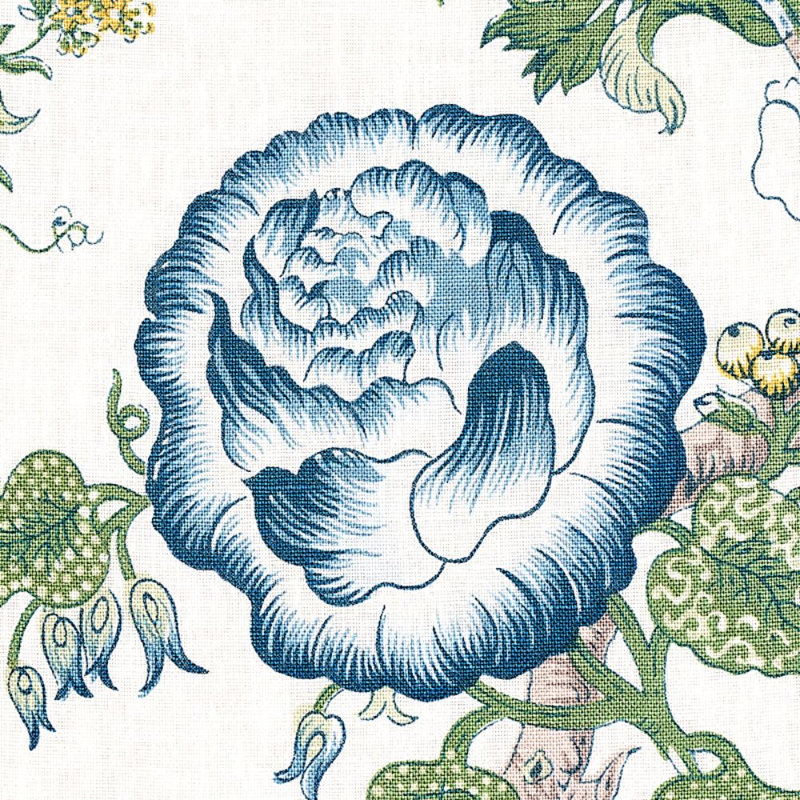 Tissu Josephine, Bleu