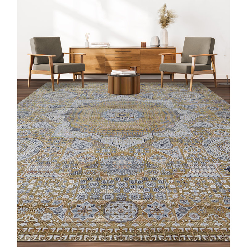 Geometric Area Rug, Rectangle 10' x 14'