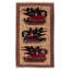Tapis brun clair Rare War 2 pi 8 po x 4 pi 8 po