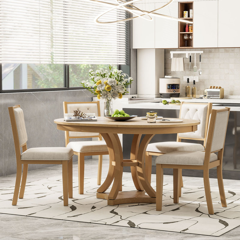 5 - Piece Extendable Dining Set, Natural