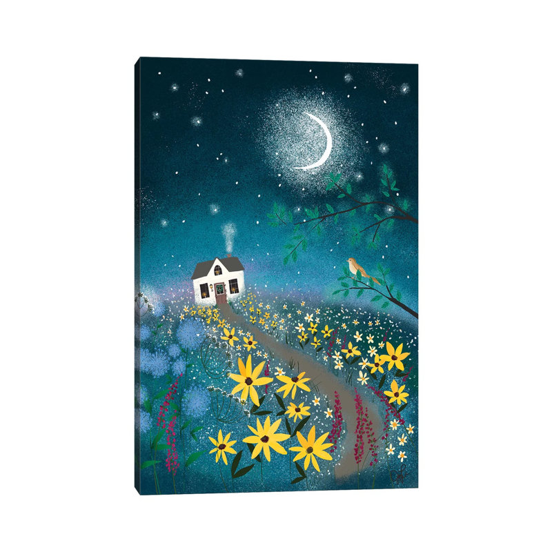 "Nightingale" par Joy Laforme - reproduction d'art sur toile tendue, H 40 po x l 26 po x P 1,5 po