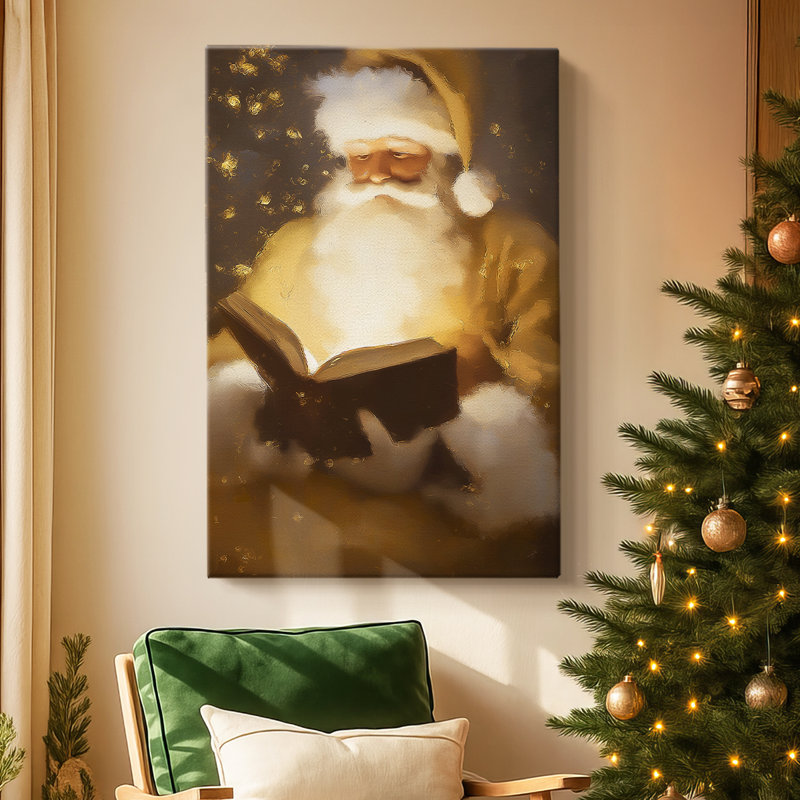 Toile tendue aux chandelles Carol of Star-Premium Gallery, H 36 po x l 24 po