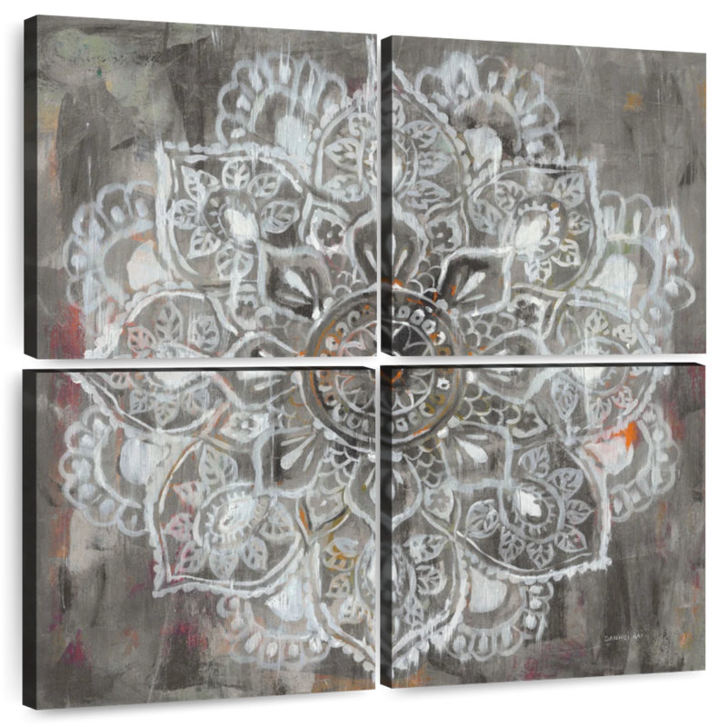Kerner Mandala In Neutral, 57" H x 57" W
