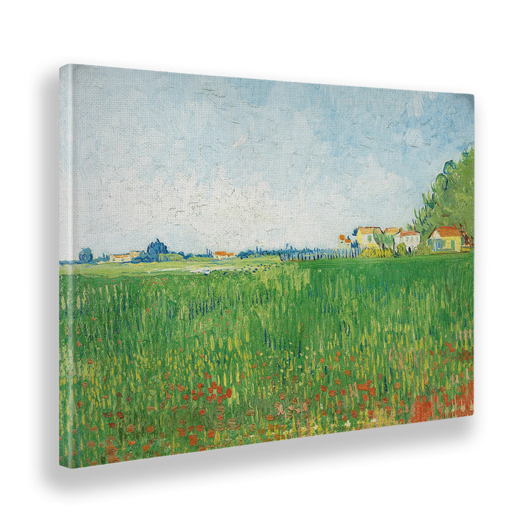 Kunstdruck Field with Poppies von Vincent Van Gogh