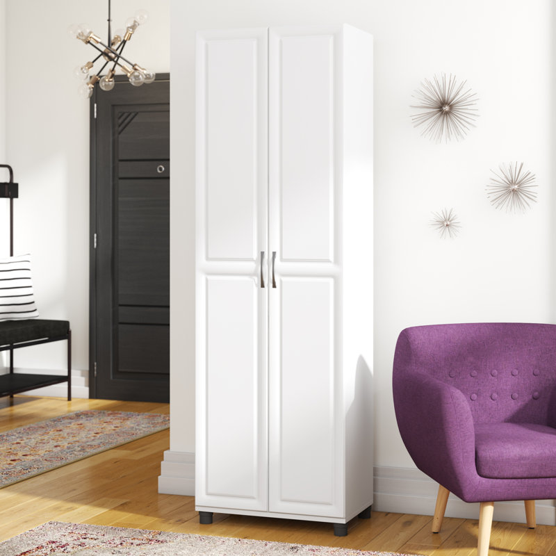 Scholl 24" Utility Storage Cabinet, White