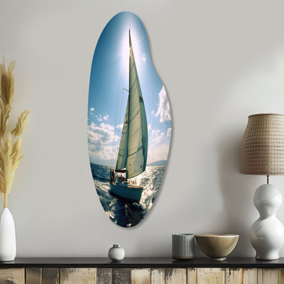 Amillya - Voile incurvée, art mural asymétrique en métal