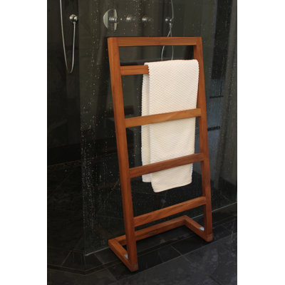 Double Floor Mounted Towel Stand