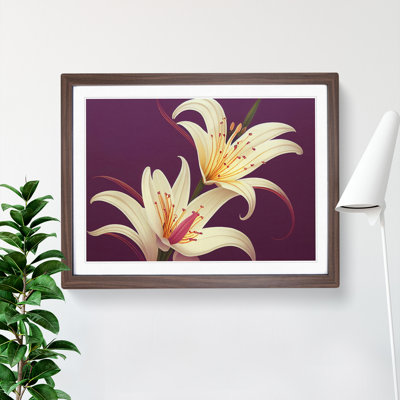 Dazzling Lily Flowers - Framed Print