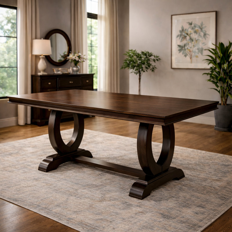 Alejandrino 75.5"- 95.5" Extendable Dining Table