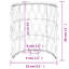28cm H Lamp Shade in Brown