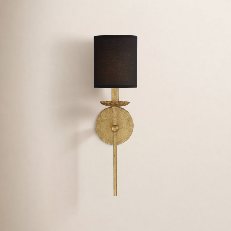 Olivette 1 - Light Dimmable Wallchiere in True Gold, True Gold, Matte Black