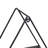 3 Piece Triangle Metal Accent Shelf