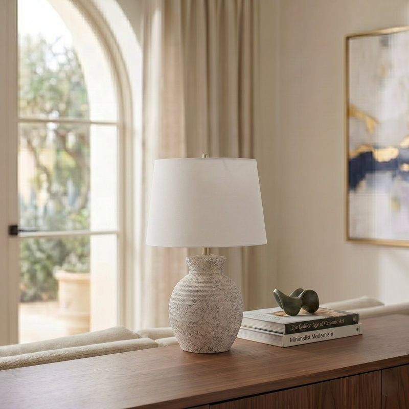 Askari 23" Ceramic Single Table Lamp