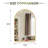 Arched Bathroom Mirror Vanity Wall Mirror,High-Strength Tempered Glass and Aluminum Alloy Framed French Cleat Mounted Wall & Bathroom Mirror-2007018110-2007018115