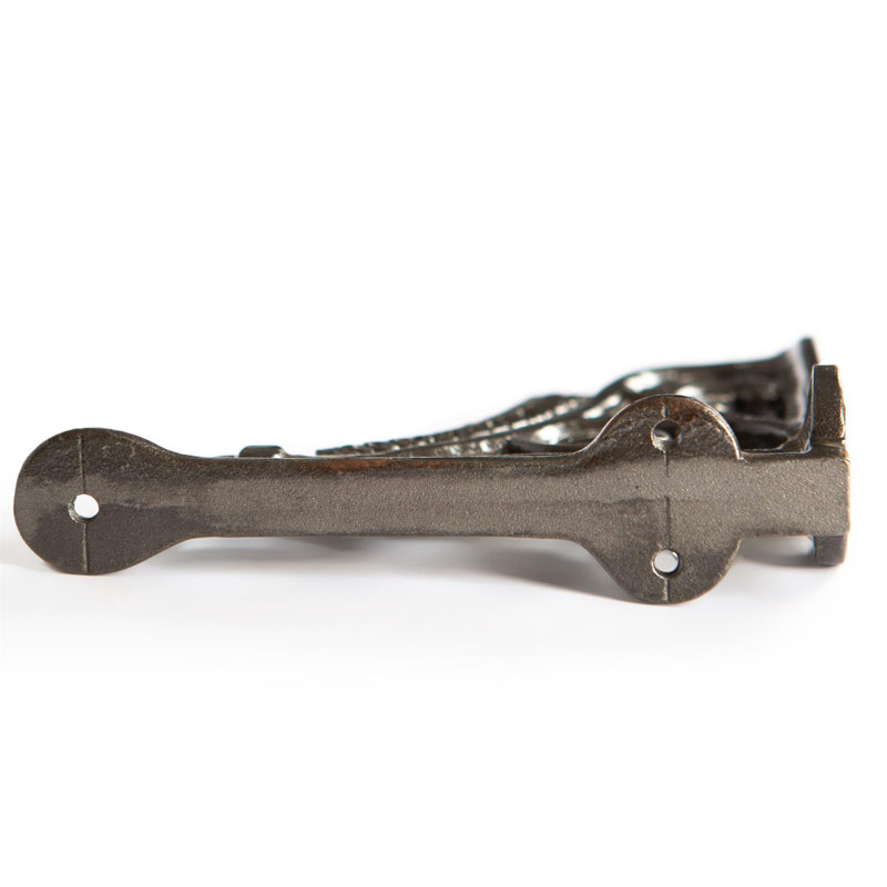 Hammer & Tongs - Ornate Iron Shelf Bracket - D120mm - Raw