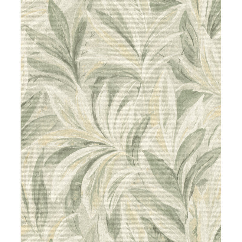 Papier peint Rennie Leaves, Vert