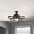 Nova 30" LED Fandelier in Reclaimed Wood with Remote Control