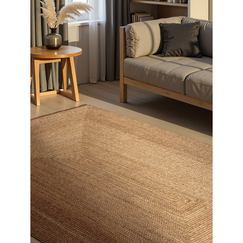 Sharmila - Jute Rug by Hanse Home - Natural Rug, 100% Jute, Handwoven Boho for Living Room, Bedroom, Dining Room, Hallway