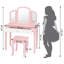Kids Vanity Set with Mirror-540097968