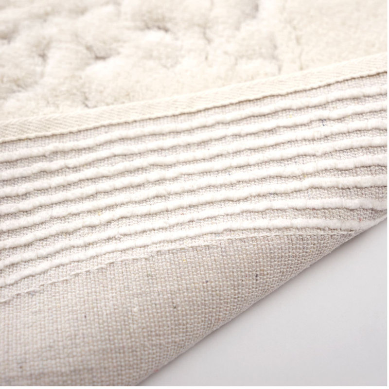 Ensemble de tapis de bain en coton de qualité supérieure (2 pièces), 19,7 po x 23,6 po et 23,6 po x 39,4 po | 100% coton, hauteur des poils de 0,2 po, antidérapant | Lavable à la machine pour un entretien facile, doux et absorbant